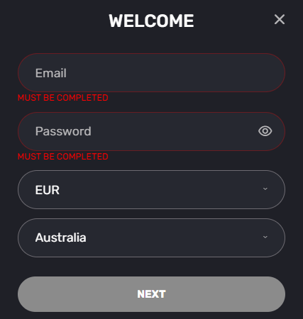 registration form voodoo casino